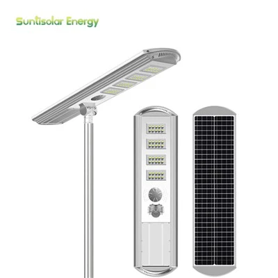 Luz de rua solar LED integrada